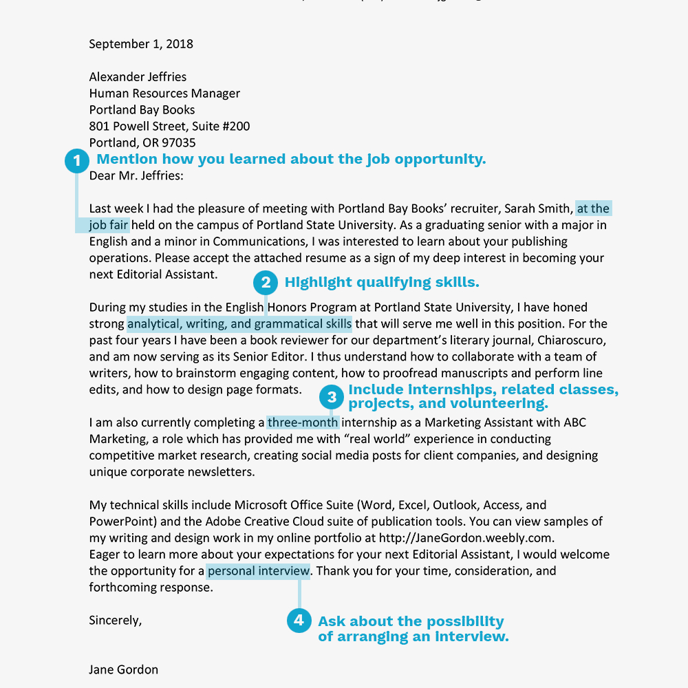 Entry Level Cover Letter Examples And Writing Tips with size 1000 X 1000