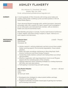 Entry Level Federal Resume Sample Federal Resume Guide for sizing 816 X 1056