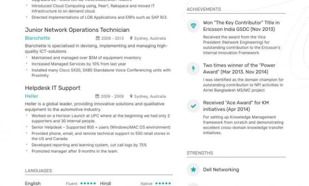 Entry Level Network Engineer Resume Examples Skills Templates More For 2020 throughout measurements 940 X 1330