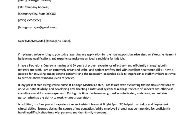 Entry Level Nurse Cover Letter Sample Resume Genius throughout dimensions 800 X 1132