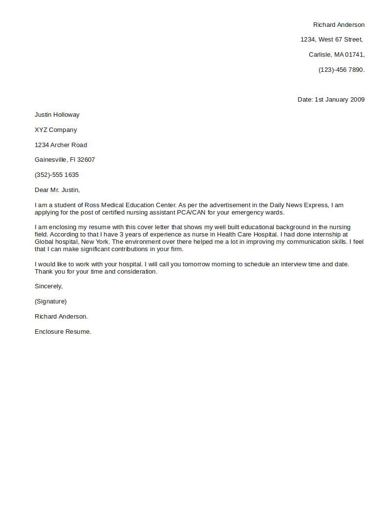 Example Of A Good Cover Letter For Resume Menom within measurements 794 X 1056