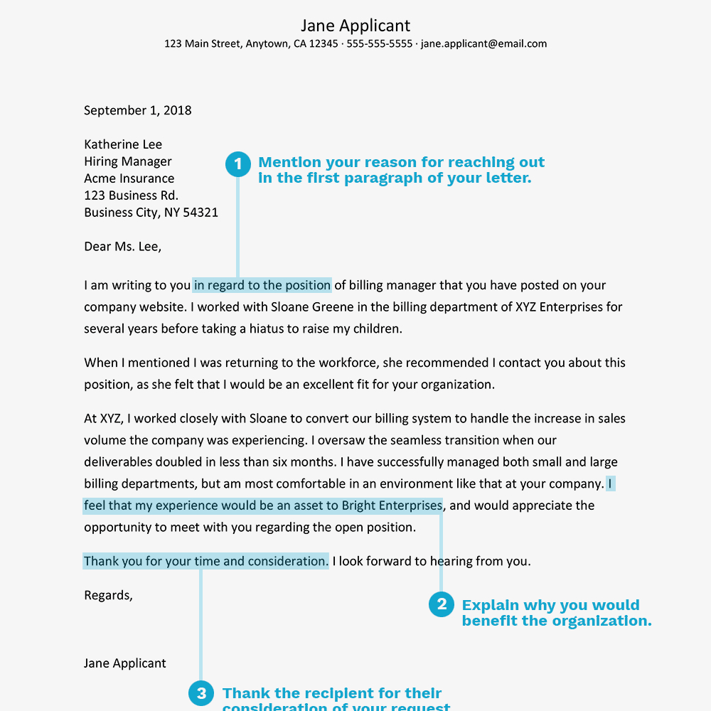 Examples Of Career Networking Letters And Emails with regard to dimensions 1000 X 1000