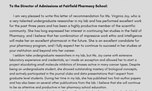 Excellent Pharmacy Letter Of Recommendation Writing Help throughout size 794 X 1123