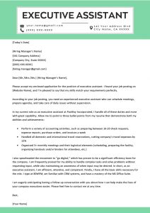 Executive Assistant Cover Letter Example Tips Resume Genius with size 800 X 1132