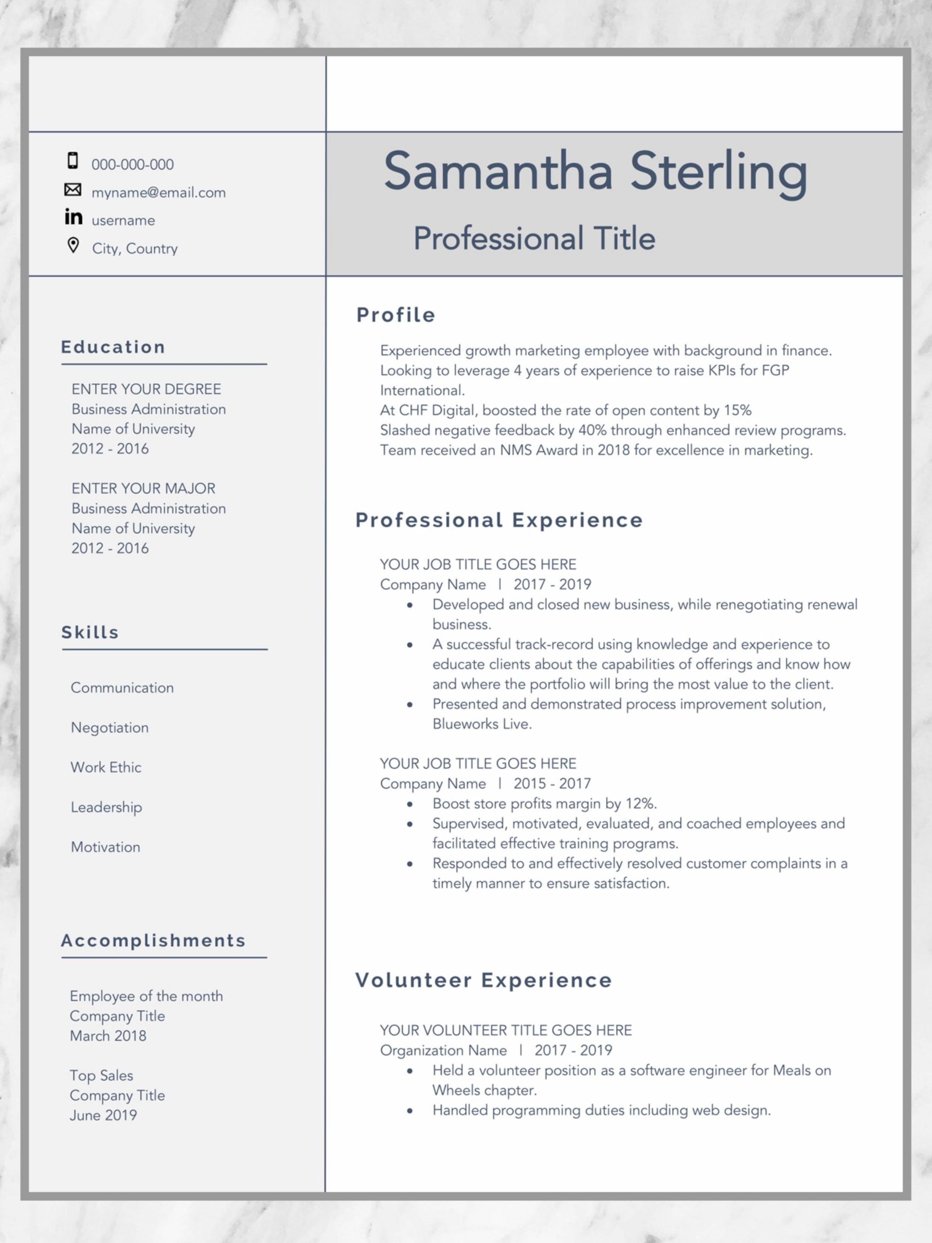 Executive Resumes 2019 Resume Template Simple Resume inside proportions 3000 X 4000