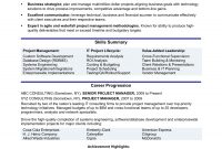 Experienced It Project Manager Resume Sample Monster regarding measurements 1700 X 2200