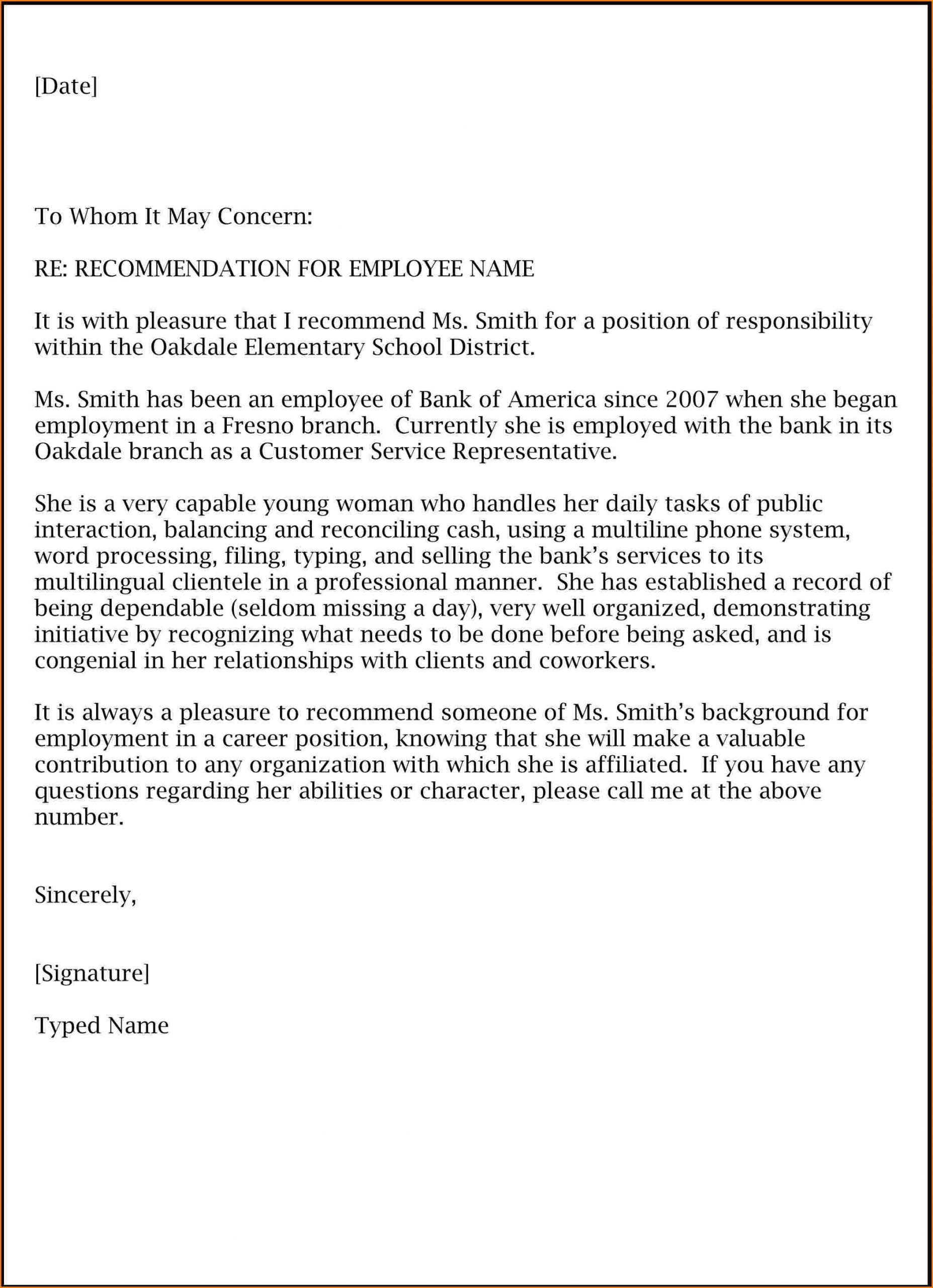 Sample Character Letter For Expungement