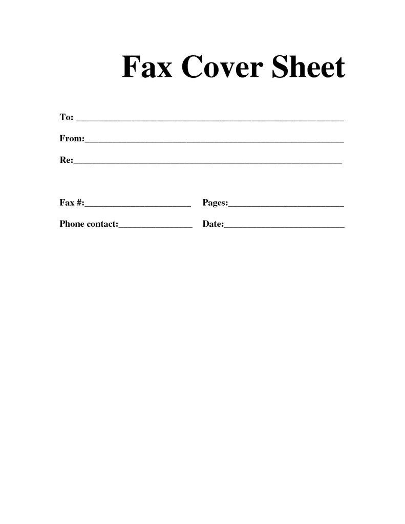 Fax Cover Letter Sheet Akali for proportions 791 X 1024