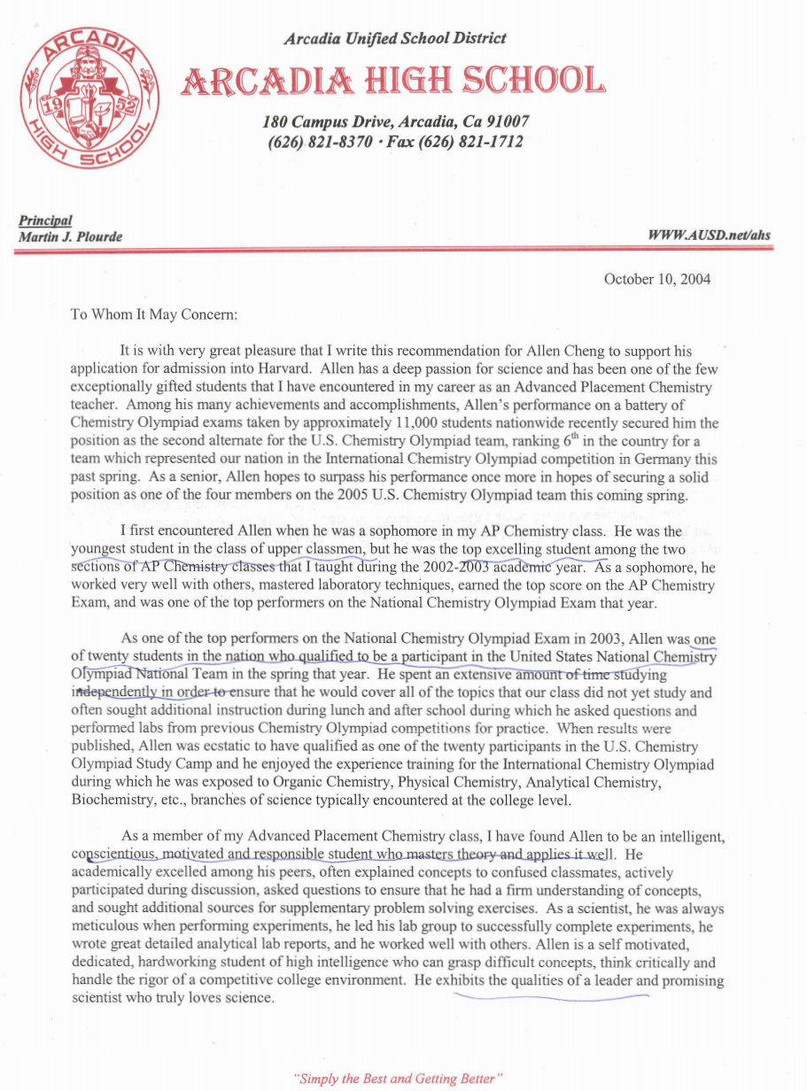 Fc3 Recommendation Letter Sample For Average Student intended for measurements 911 X 1232