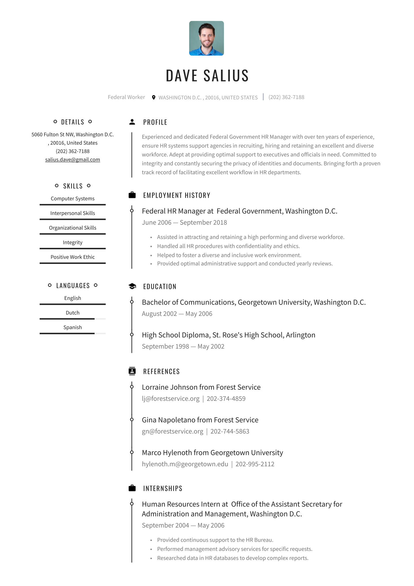 Federal Resume Examples Writing Tips 2020 Free Guide with regard to measurements 1440 X 2036