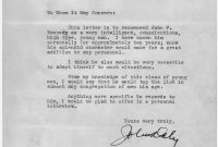 Fileletter Of Recommendation From John J Daly Nara with regard to size 2189 X 3150