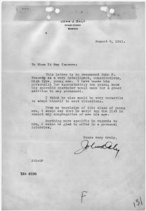 Fileletter Of Recommendation From John J Daly Nara with regard to size 2189 X 3150