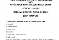 Firearm Recommendation Letter Debandje with proportions 1654 X 2339