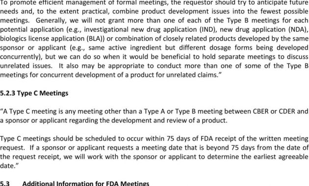 Formal Fda Meeting Request Guidance And Template Pdf Free with size 960 X 1364