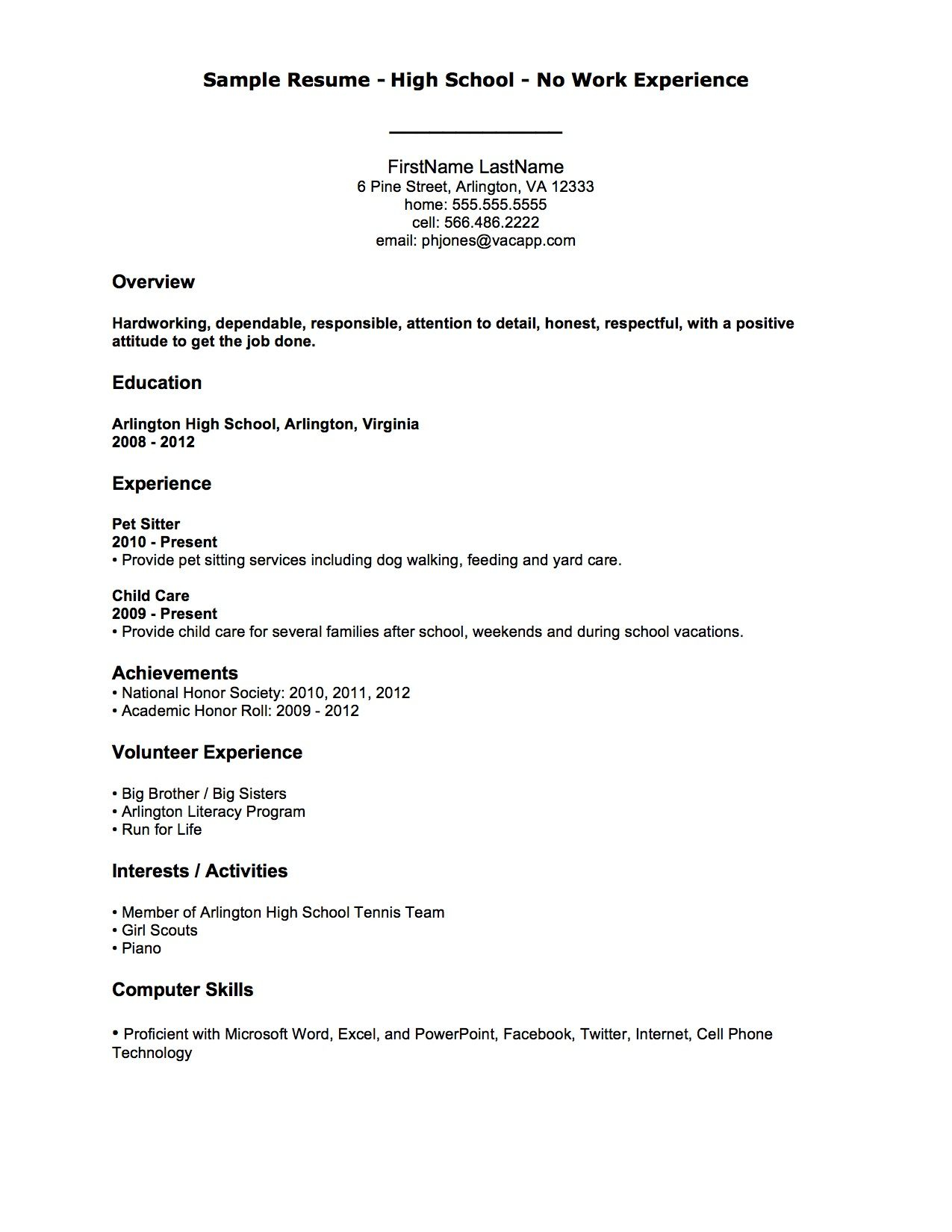 Format Of Resume With Work Experience Debandje with regard to size 1275 X 1650