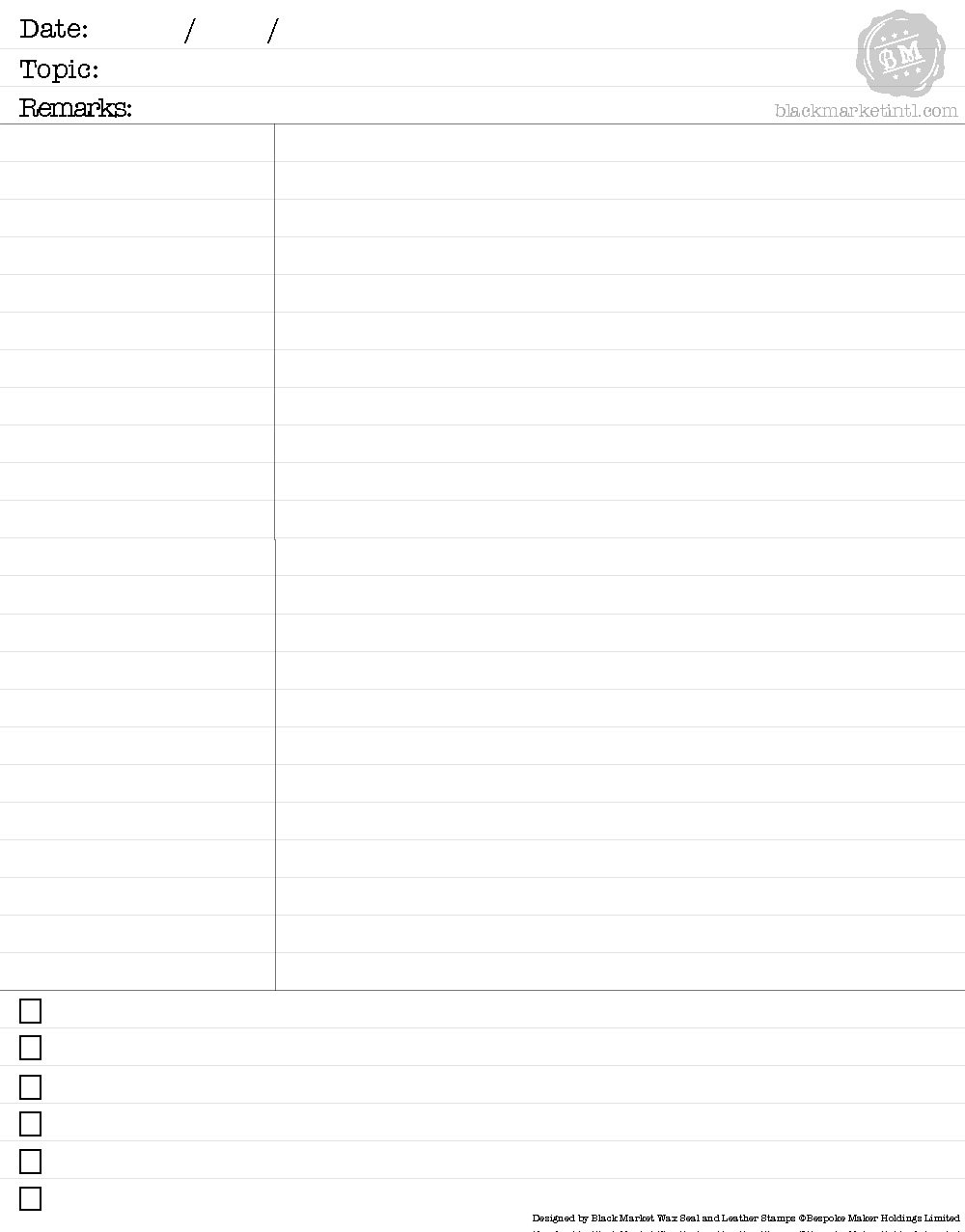 Goodnotes Cornell Template Martin Printable Calendars