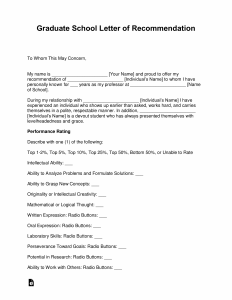 Free Graduate School Letter Of Recommendation Template pertaining to proportions 2550 X 3301