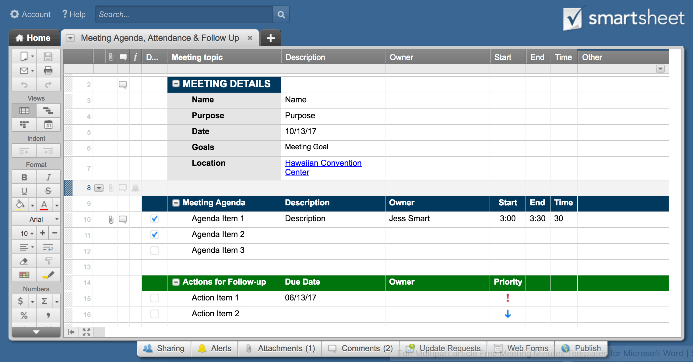 Free Meeting Minutes Template For Microsoft Word with dimensions 2276 X 1188