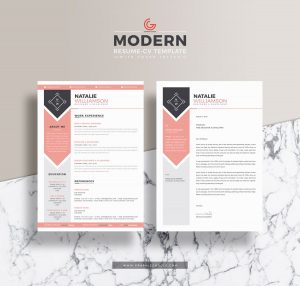 Free Modern Resume Cv Template For Designers And Developers throughout proportions 1200 X 1142