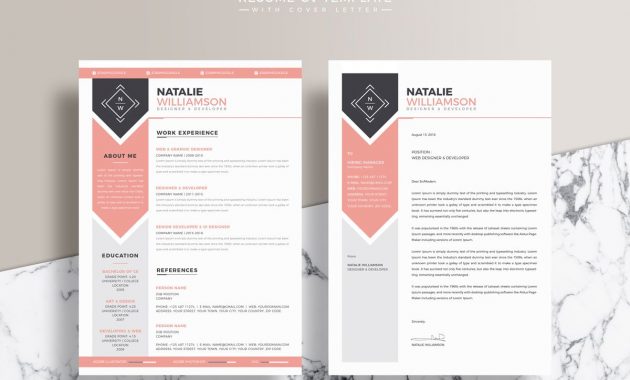 Free Modern Resume Cv Template For Designers And Developers within proportions 1200 X 1142