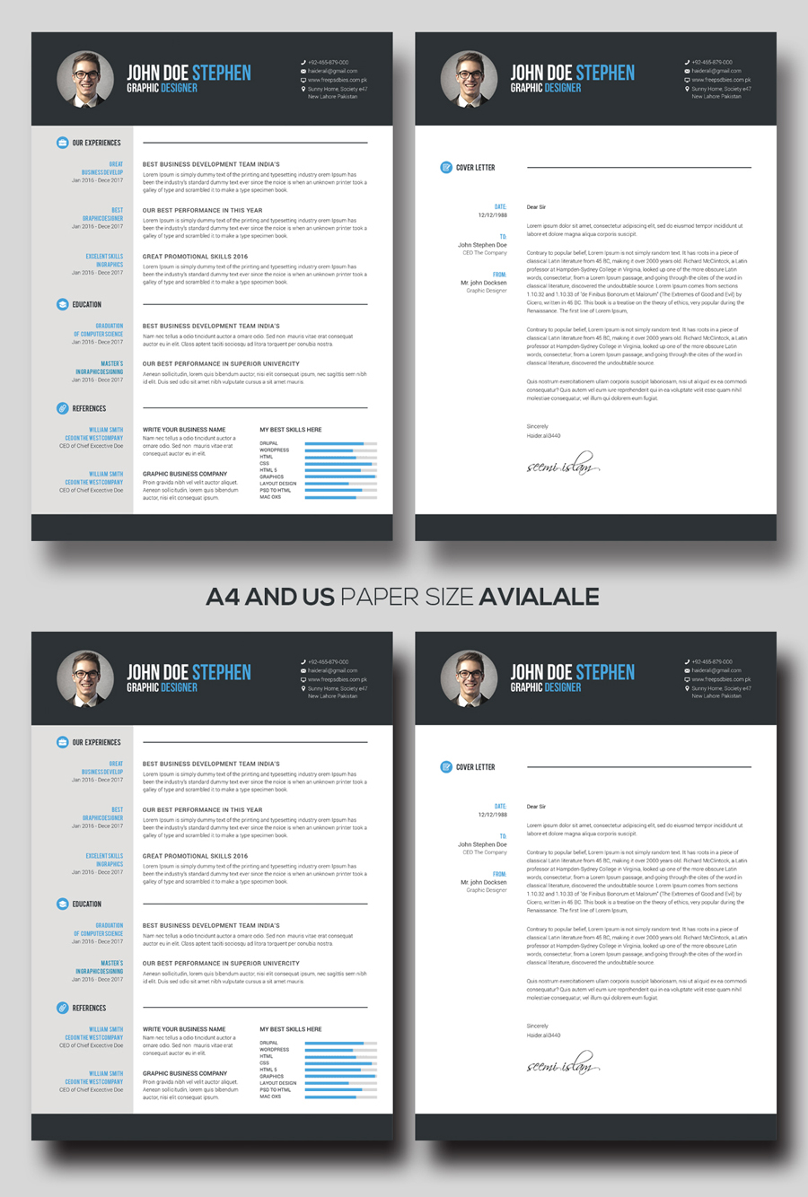 Free Msword Resume And Cv Template Free Design Resources pertaining to measurements 900 X 1334