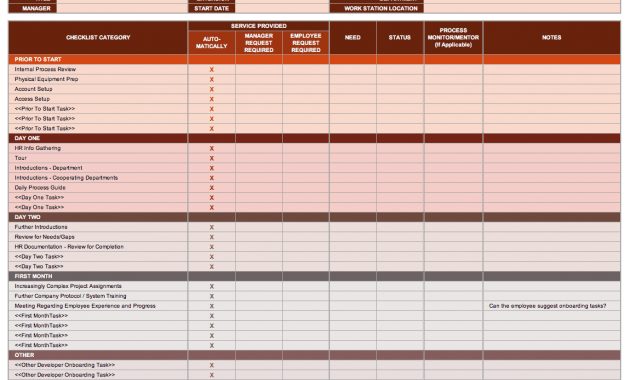 Free Onboarding Checklists And Templates Smartsheet throughout measurements 1150 X 842