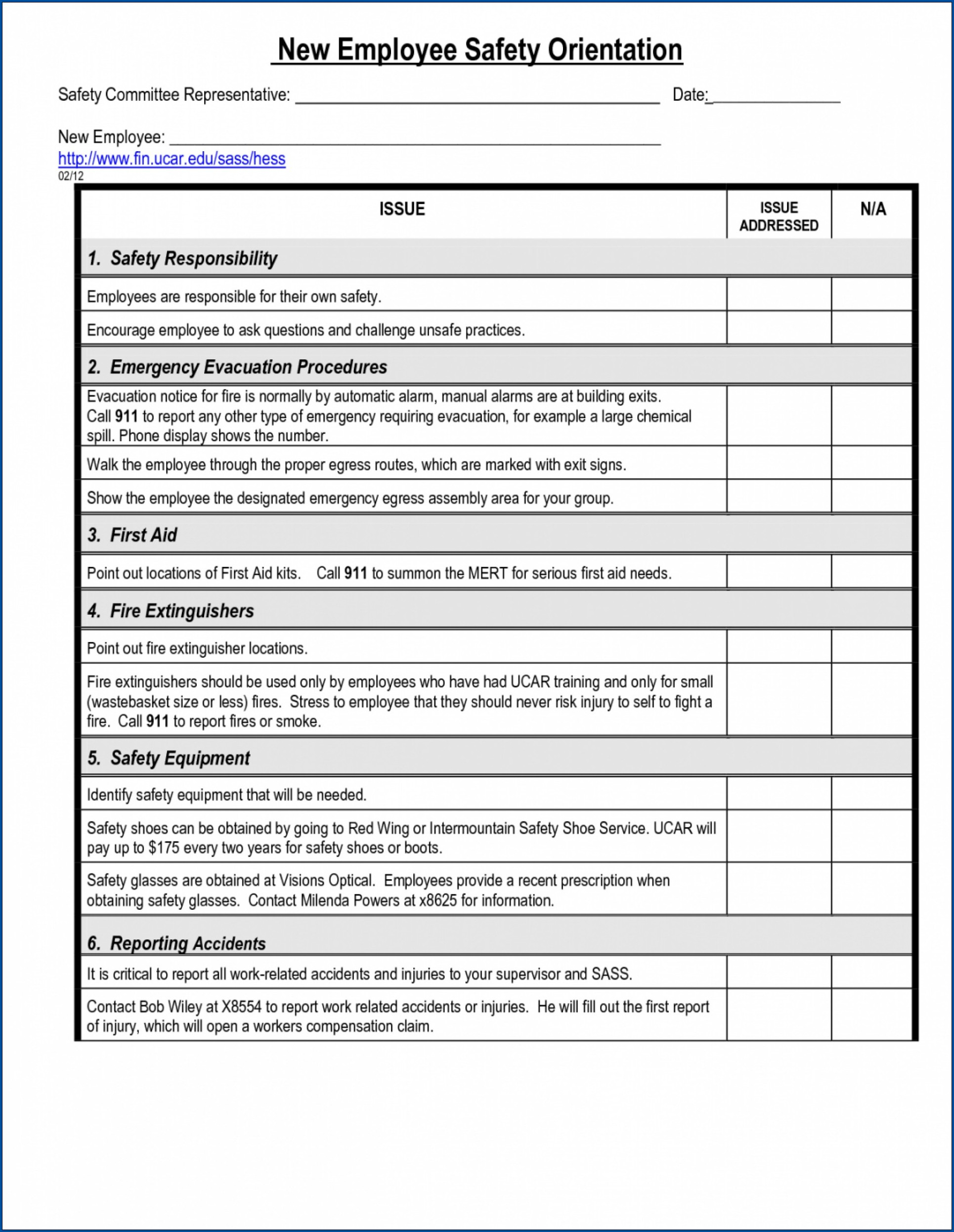 Free Printable New Hire Training Checklist Template with size 1930 X 2493