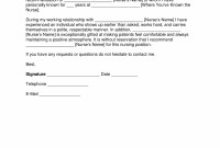 Free Registered Nurse Rn Letter Of Recommendation Template within measurements 2550 X 3301