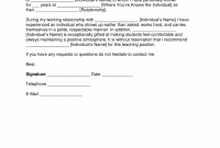 Free Teacher Recommendation Letter Template With Samples regarding measurements 2550 X 3301