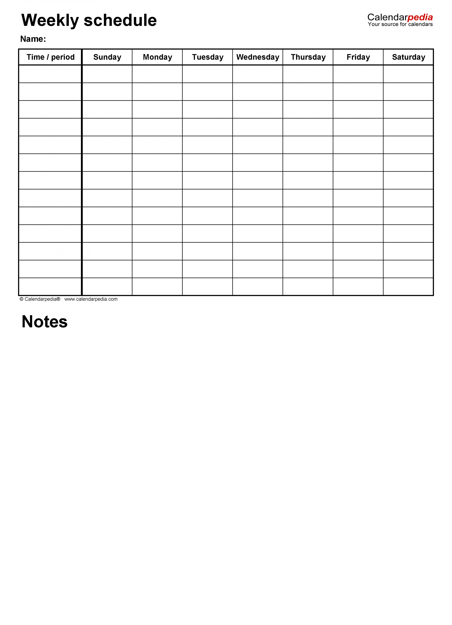 Free Weekly Schedule Templates For Word 18 Templates throughout sizing 2502 X 3454