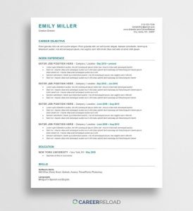 Free Word Resume Templates Free Microsoft Word Cv for dimensions 850 X 930