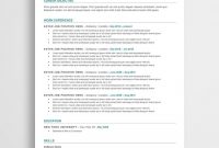 Free Word Resume Templates Free Microsoft Word Cv in sizing 850 X 930
