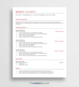 Free Word Resume Templates Free Microsoft Word Cv Templates inside dimensions 850 X 930