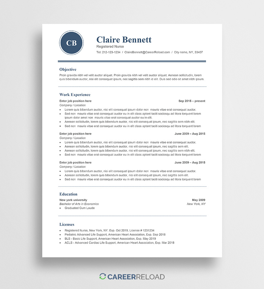 Free Word Resume Templates Free Microsoft Word Cv Templates throughout proportions 850 X 930