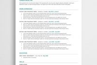 Free Word Resume Templates Free Microsoft Word Cv Templates throughout size 850 X 930