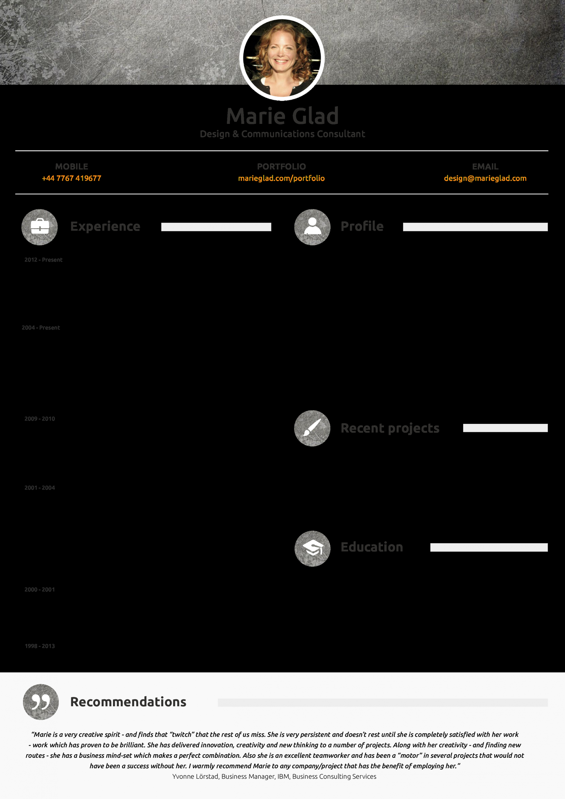 Freelance Marketing Consultant Resume Templates At for size 2480 X 3508