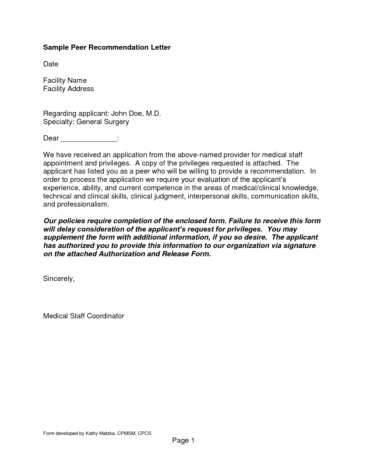Fresh General Letter Of Recommendation Sample Download pertaining to size 1275 X 1650