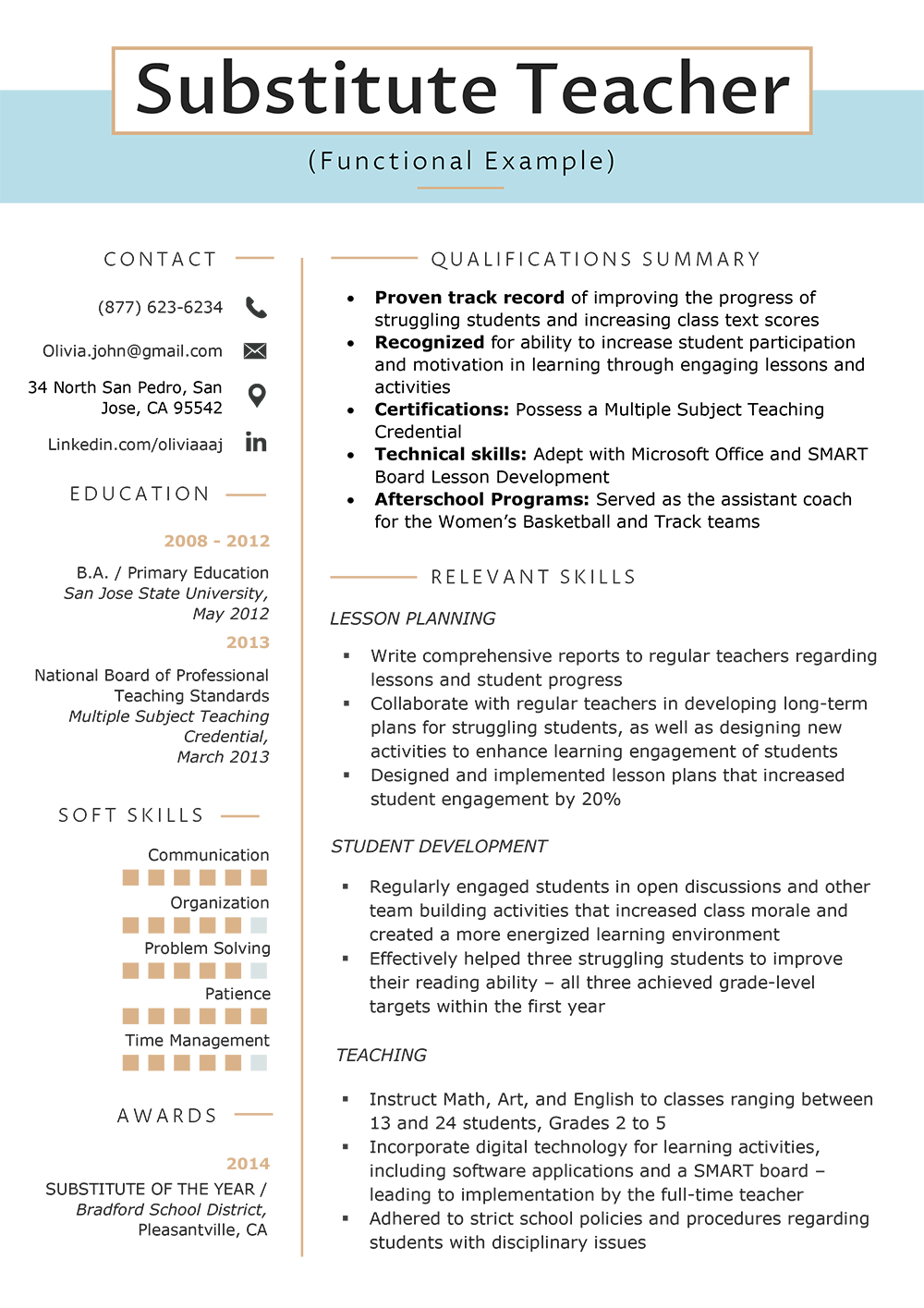 Functional Resume Template Examples Writing Guide in dimensions 1000 X 1415