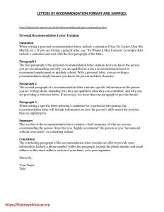 General Employment Recommendation Letter Enom within sizing 1275 X 1650