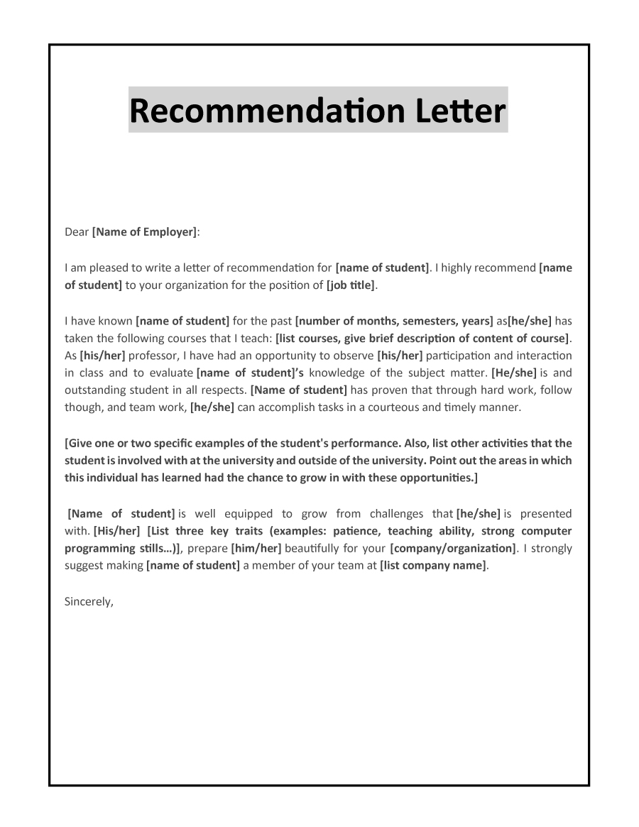 General Letter Of Recommendation Akali in sizing 900 X 1165