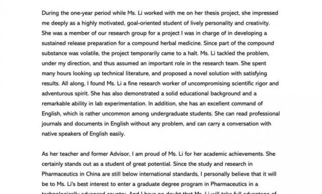 General Letter Of Recommendation Template Addictionary for size 868 X 1122