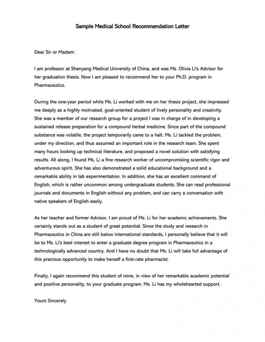 General Letter Of Recommendation Template Addictionary with proportions 868 X 1122