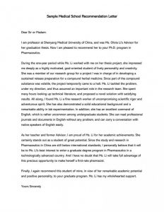 General Letter Of Recommendation Template Sample Medical pertaining to sizing 868 X 1122