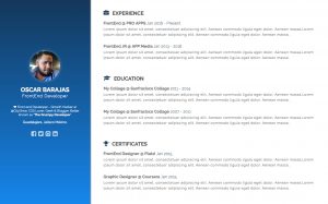 Github Gndxgresume React Professional Resume Cv Template within sizing 1516 X 946