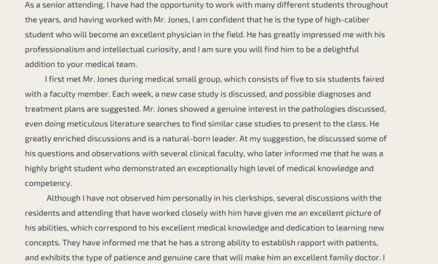 Good Family Medicine Residency Letter Of Recommendation with measurements 794 X 1123