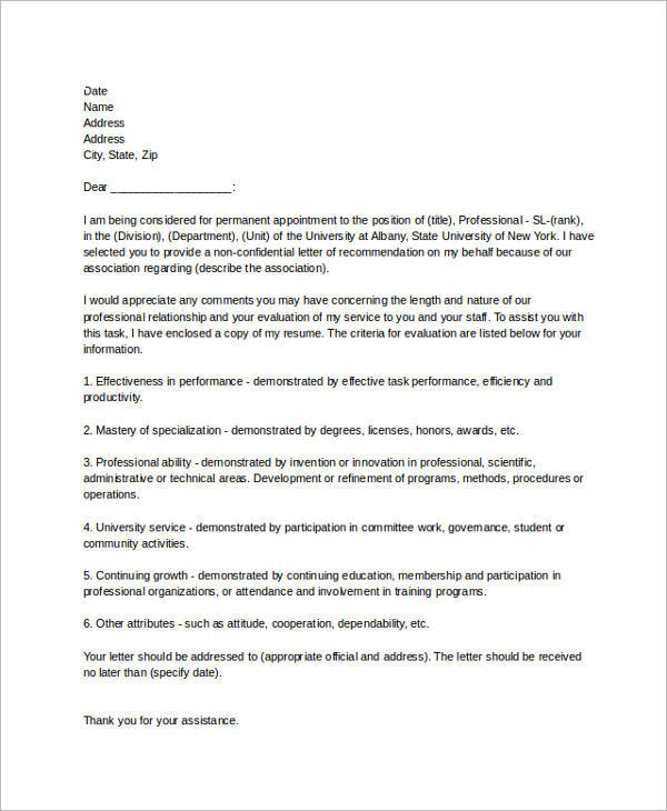 Good Recommendation Letter For Employee Enom for dimensions 600 X 730