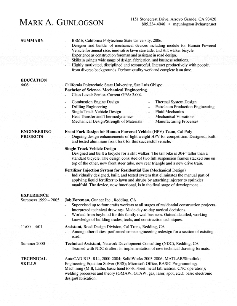 Graduate Mechanical Engineer Resume Sample Debandje throughout size 800 X 1035