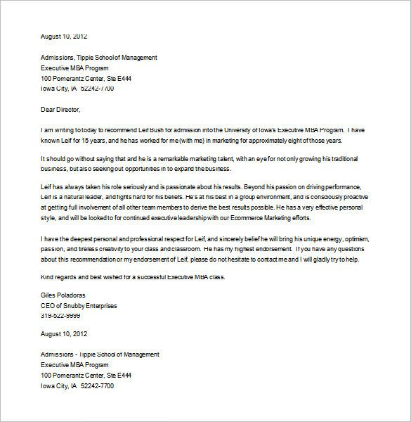 Graduate School Letter Of Recommendation Format Debandje for measurements 585 X 600