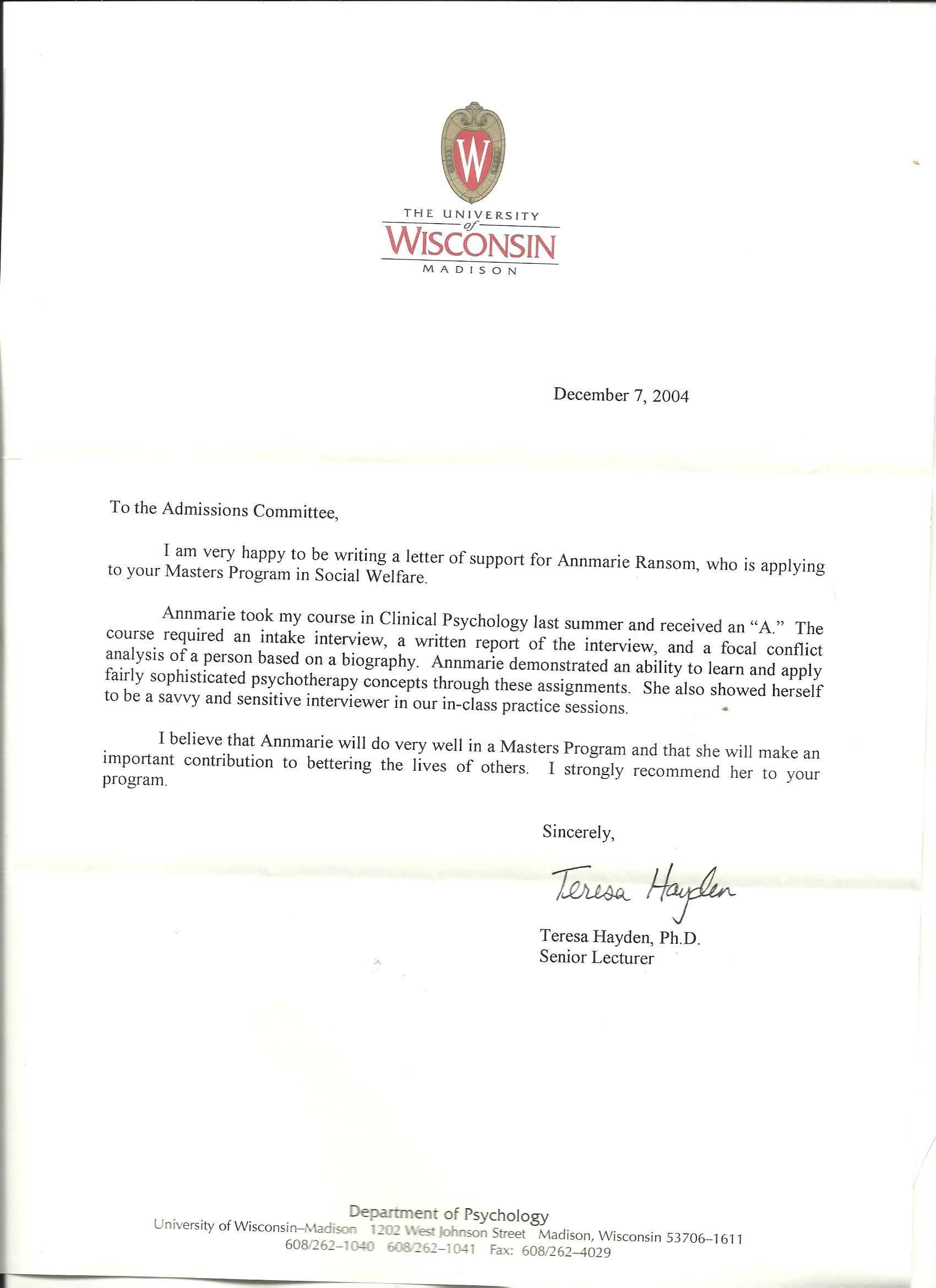 Graduate School Recommendation Letter Academic Reference inside measurements 1700 X 2338