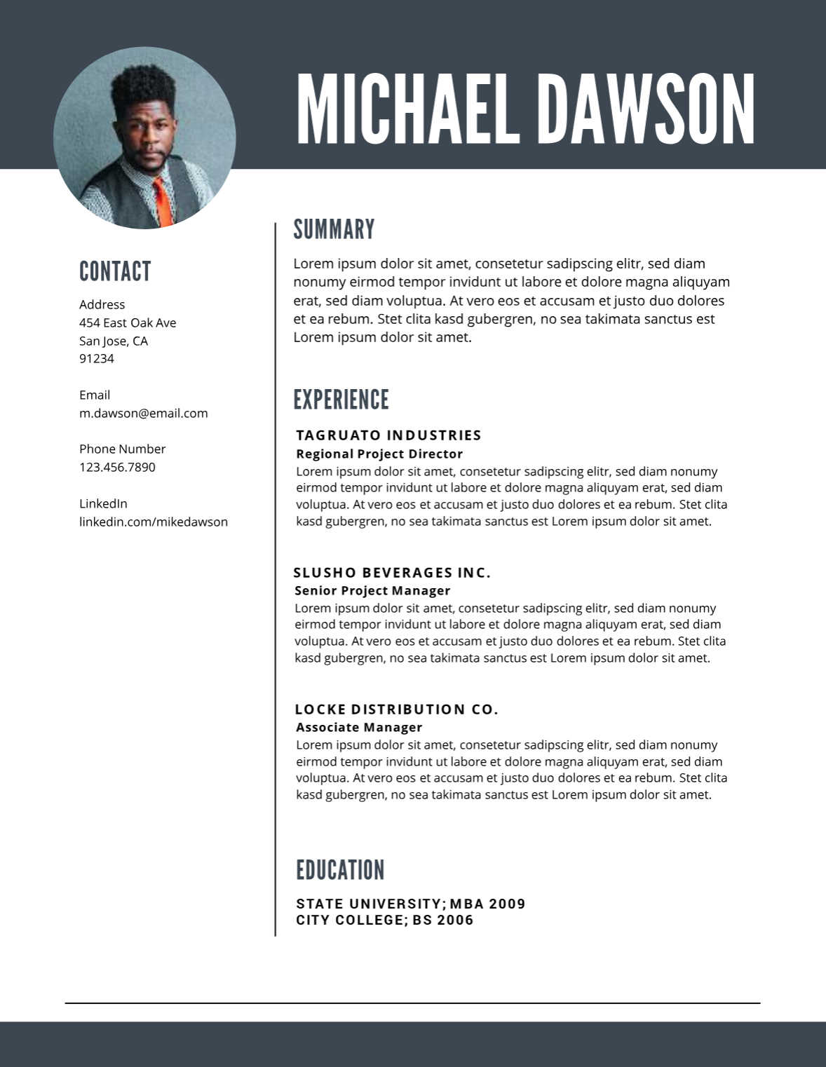 Gray Mid Level Resume Template Free Professional Resume with regard to measurements 1178 X 1522
